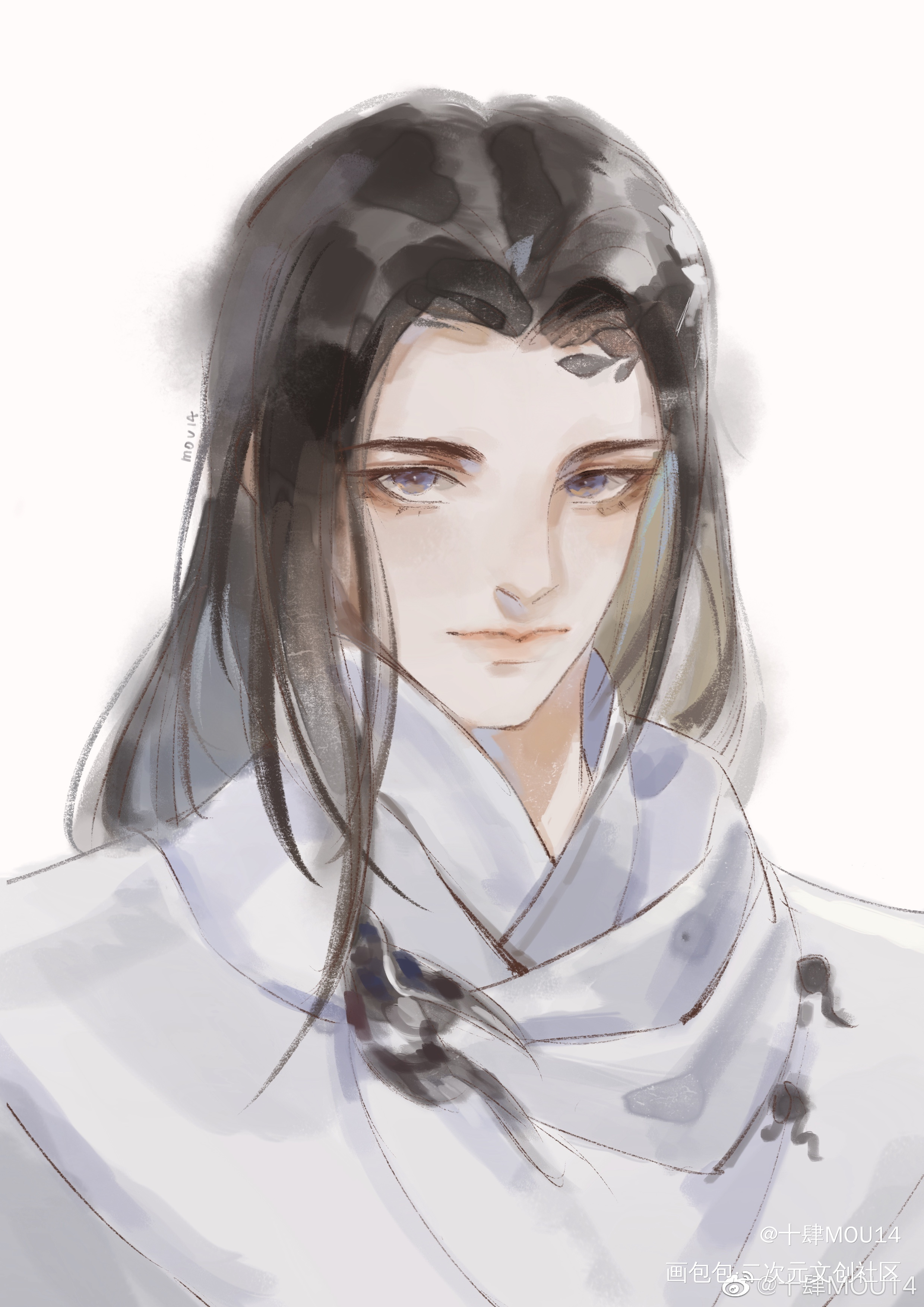 新校服花哥_剑网3绘画作品