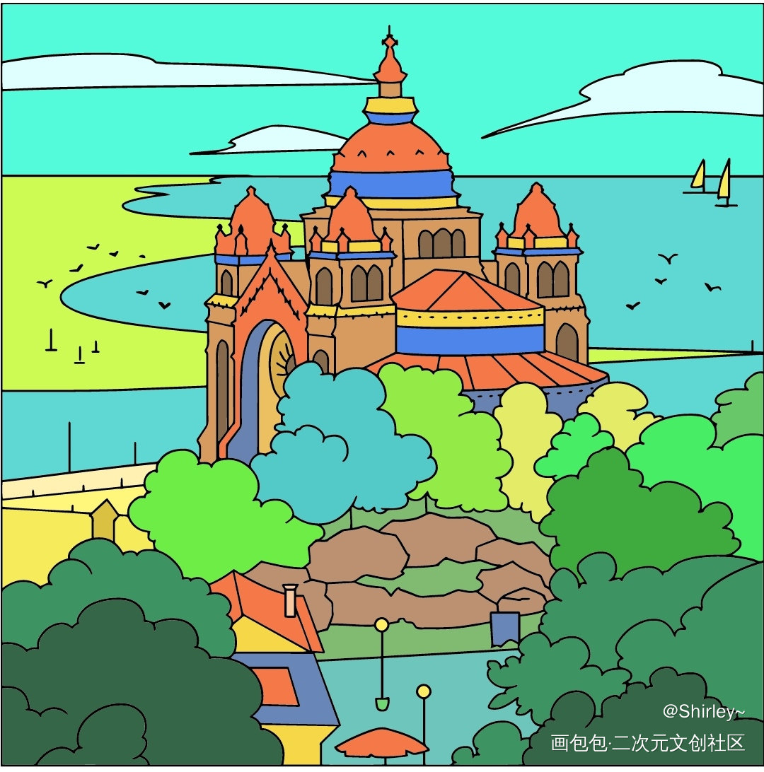 14_平涂绘画作品