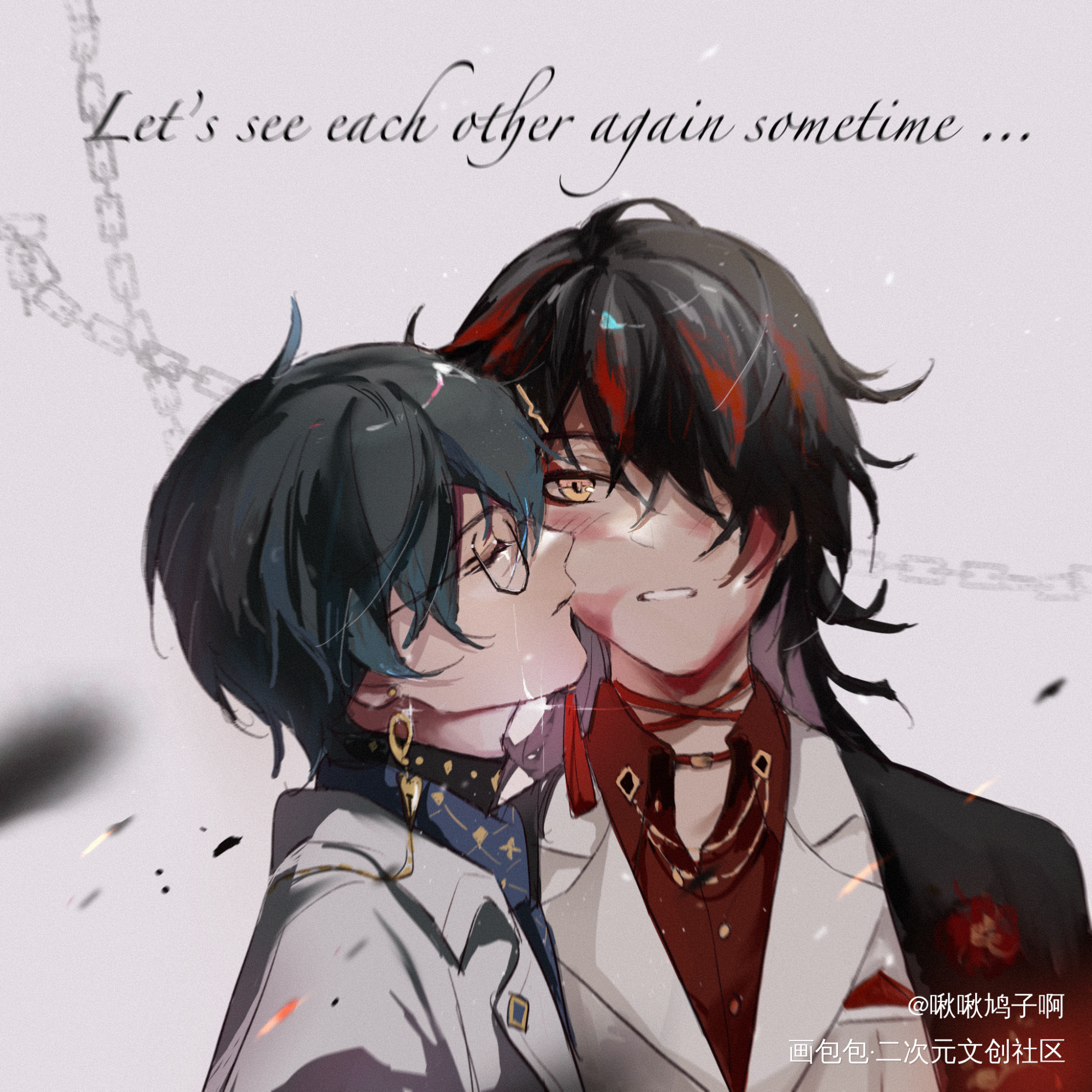 一些父母爱情_虚拟主播ikeakumanijisanjienvoxikeluxiemikeevelandvoxakumaVtuber绘画作品