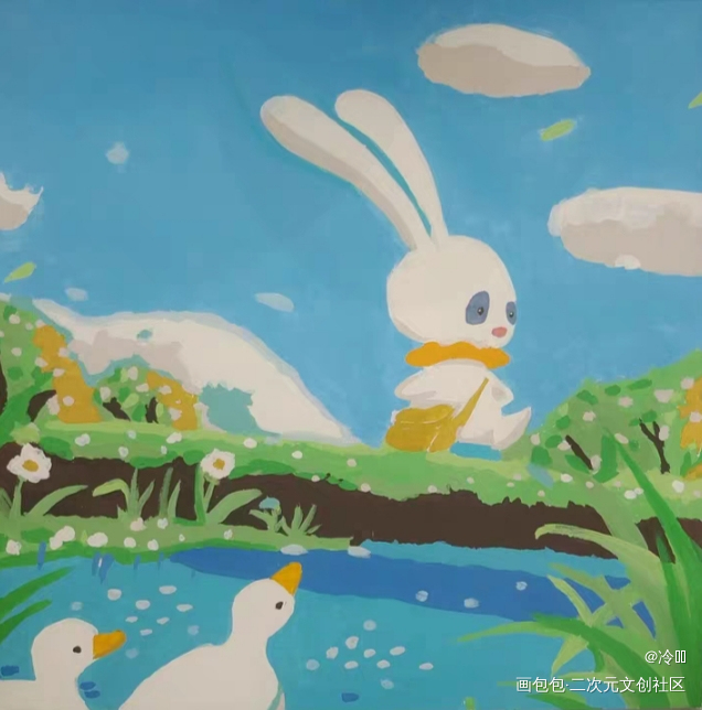 _平涂绘画作品