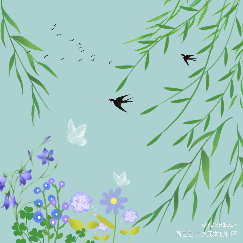 春日11_手绘绘画作品