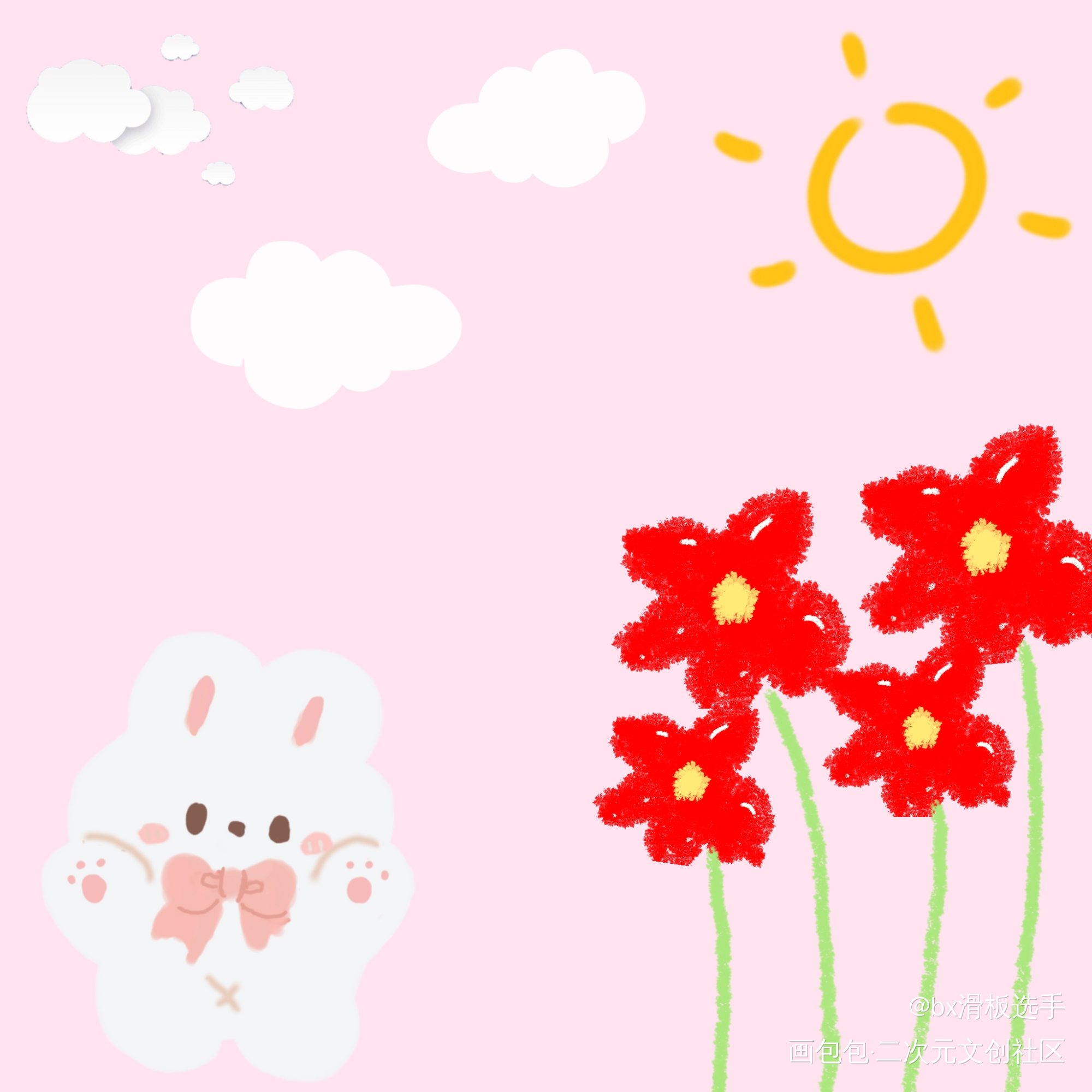 春_风景绘画作品