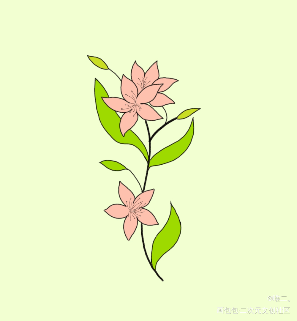_唤醒春日主题打卡绘画作品