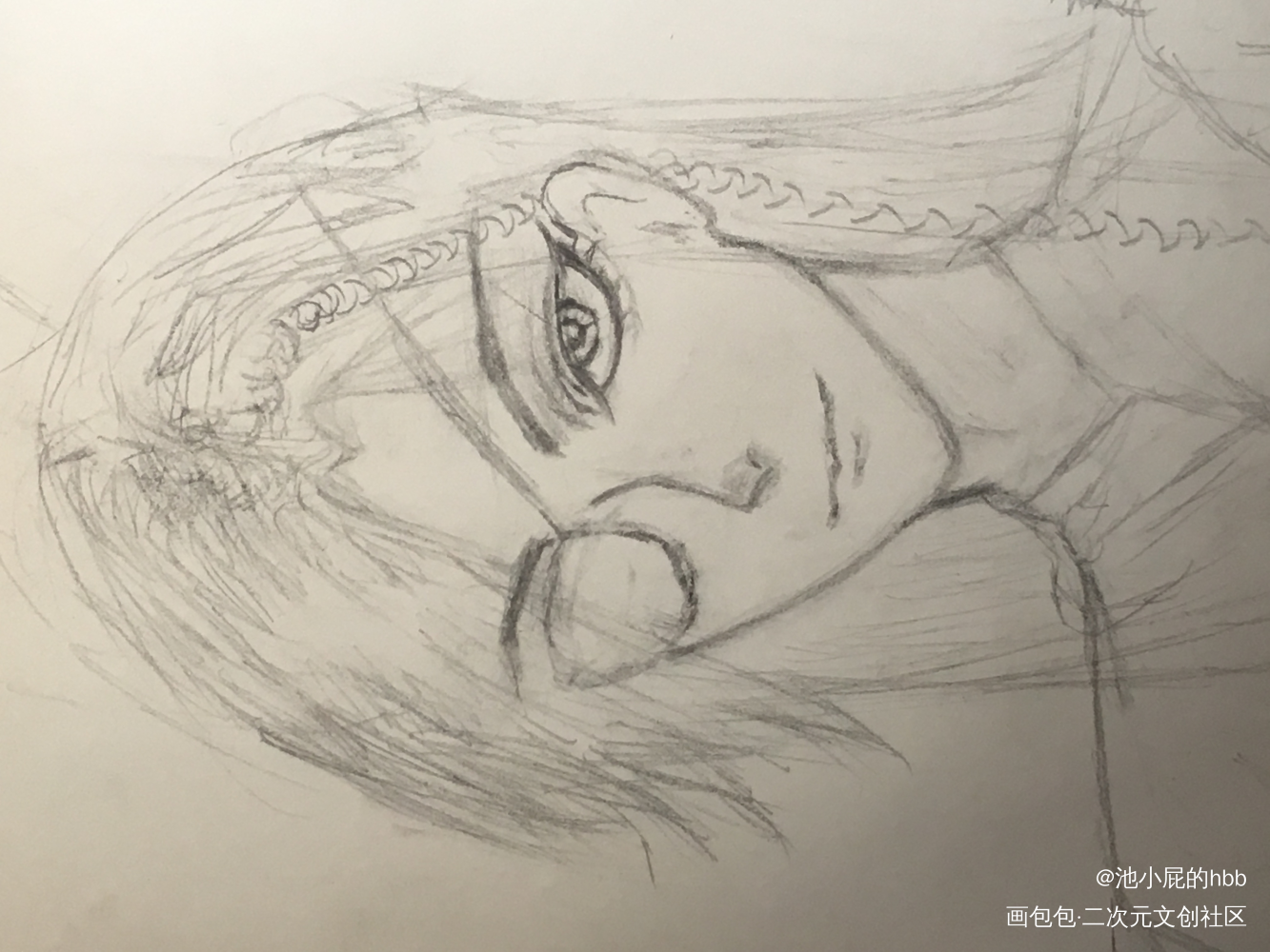 （？为什么是倒着的_天官赐福花城绘画作品