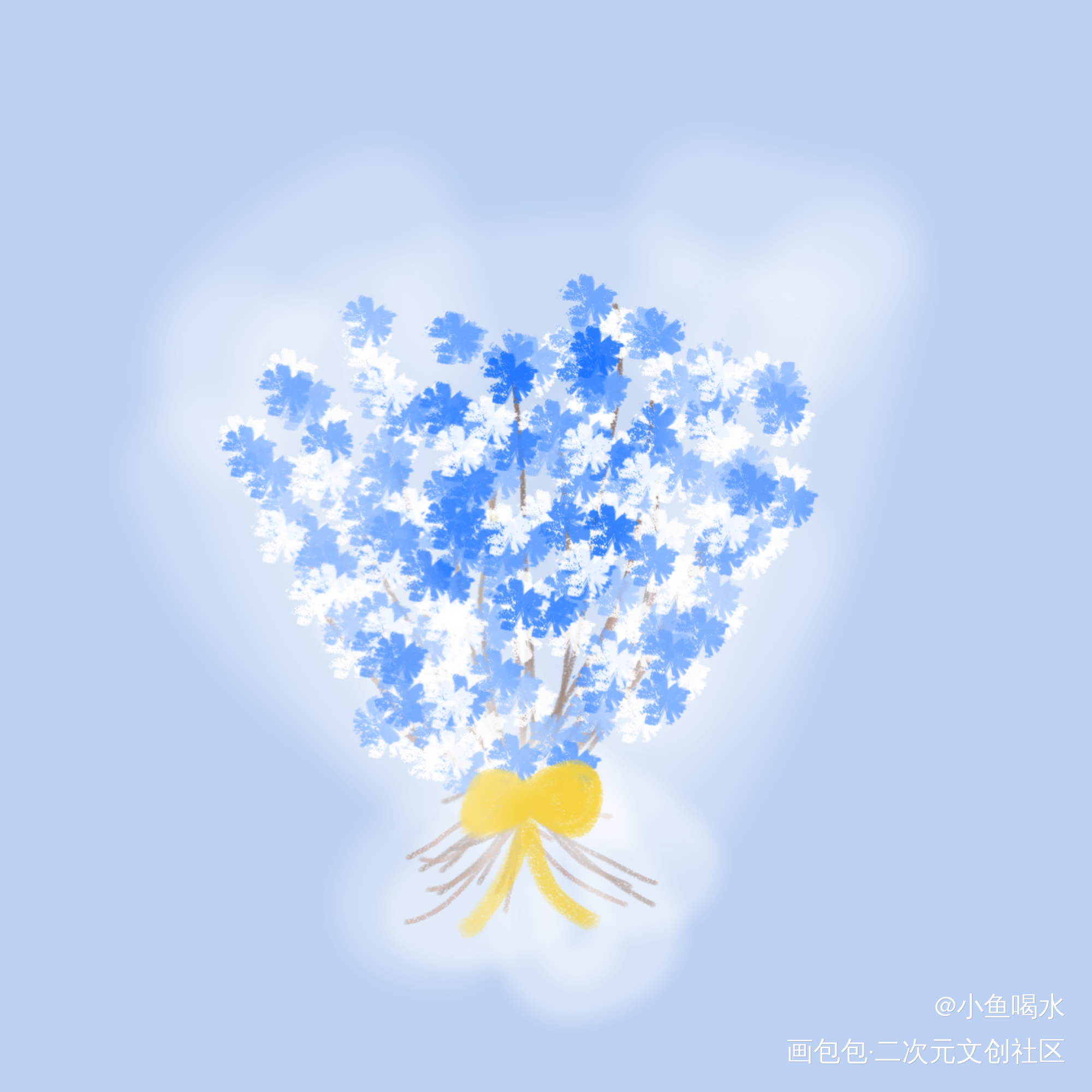 满天星_唤醒春日主题打卡绘画作品