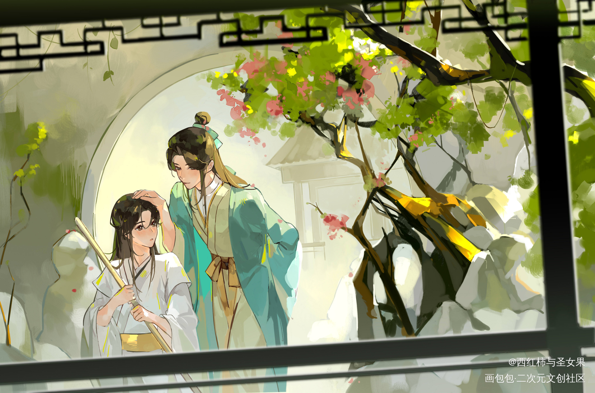 一个涂鸦_人渣反派自救系统绘画作品