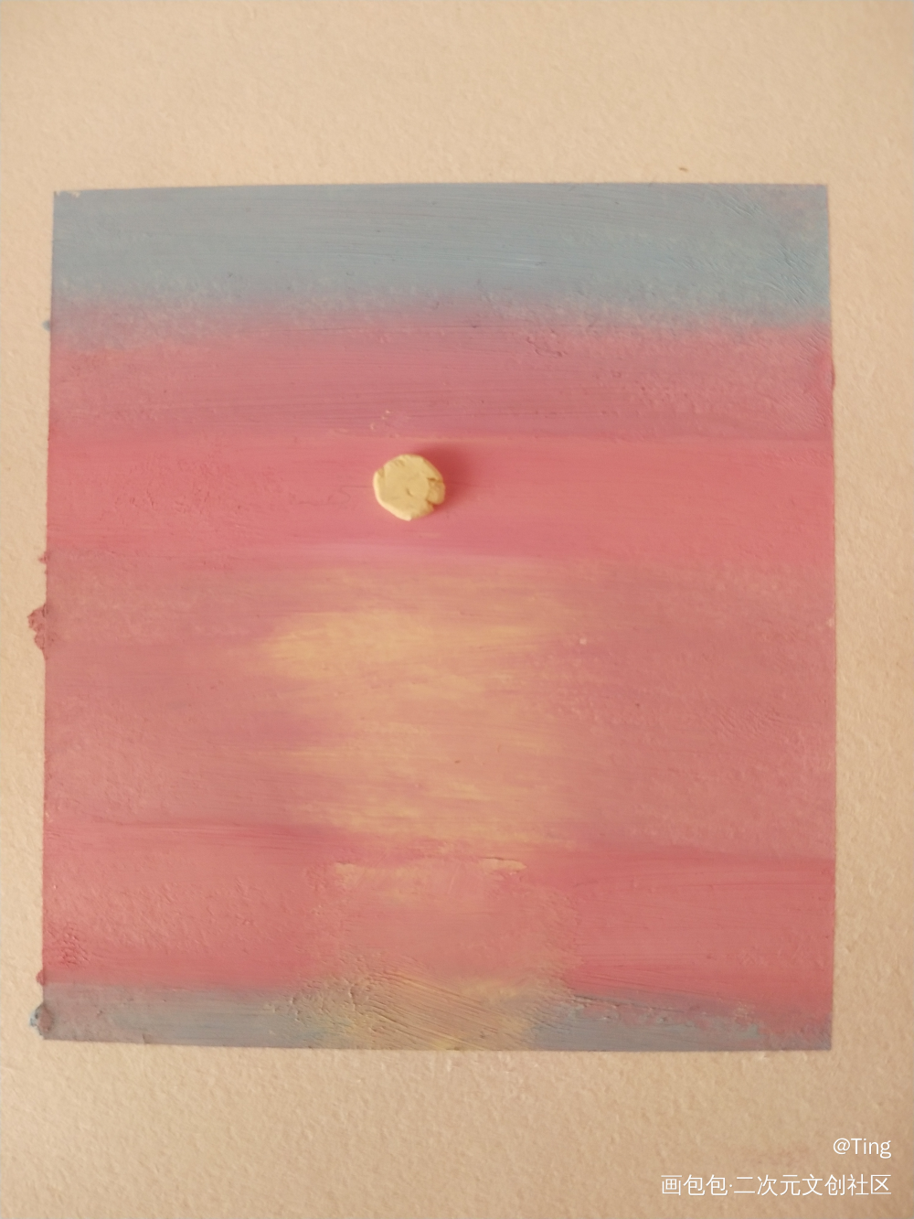 _重彩油画棒绘画作品