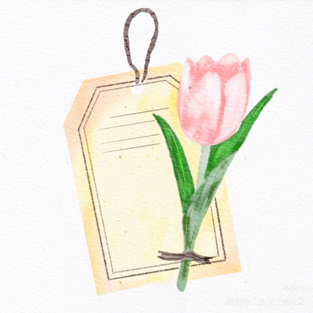 春日信笺_板绘绘画作品
