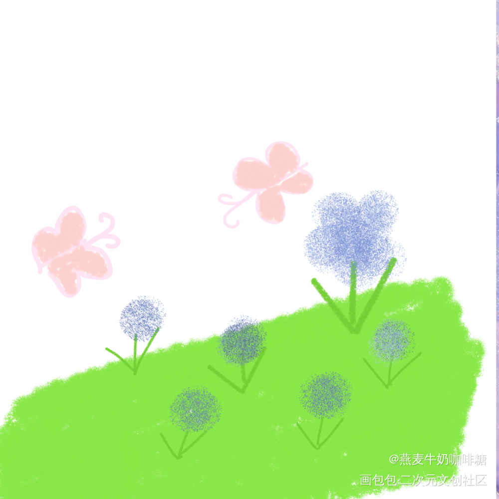 蝴蝶画画_唤醒春日主题打卡绘画作品