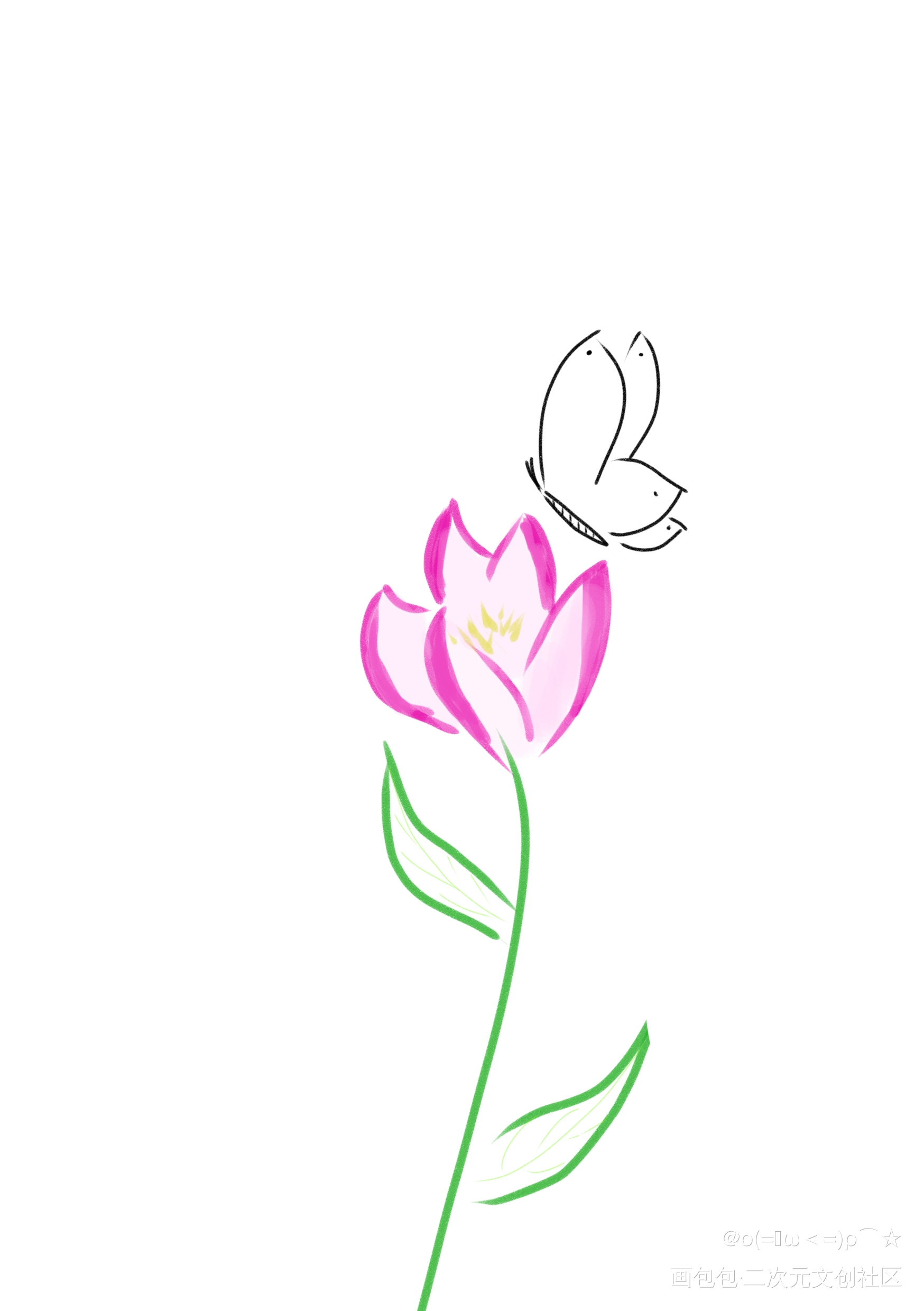 。。_摸鱼页绘画作品