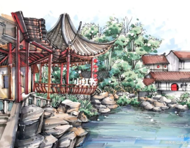 小亭_绘画作品