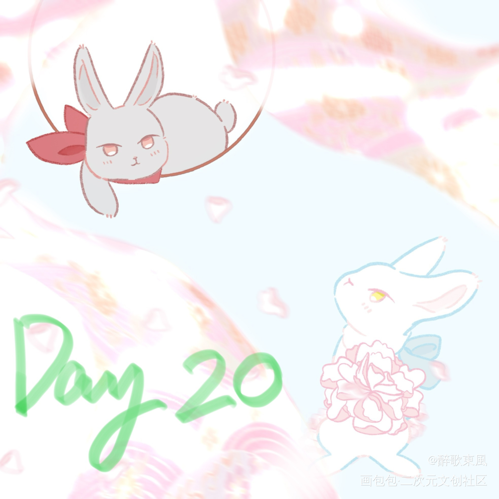 【活动打卡】Day 20_魔道祖师忘羡蓝忘机魏无羡墨香铜臭绘画作品