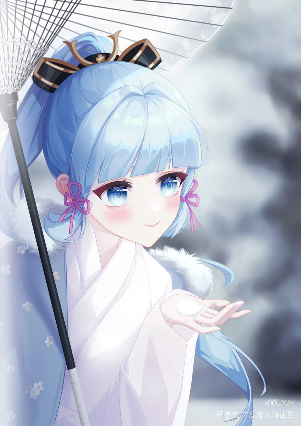 画了凝华～_原神插画同人板绘绘画原创绘画作品