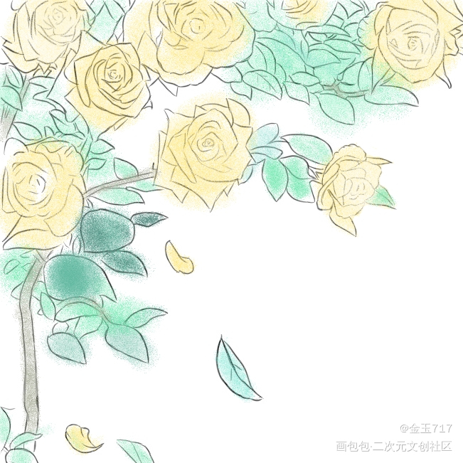 花花_板绘涂绘画作品