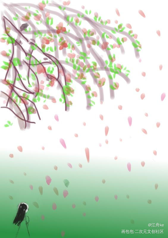春的气息_板绘涂绘画作品