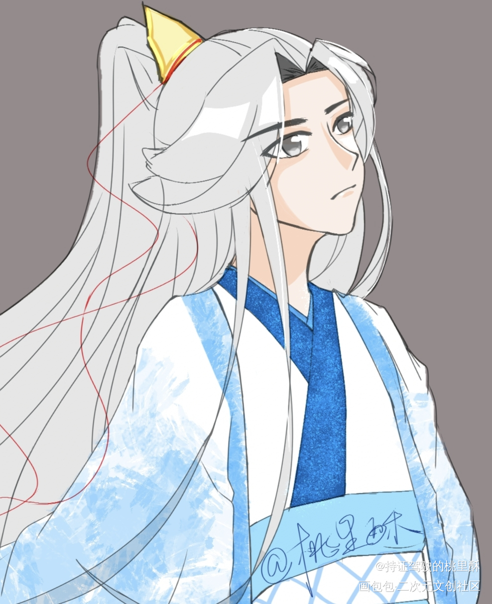 (∪｡∪)｡｡｡zzz_穿成高危职业之师尊沈奉雪沈顾容绘画作品