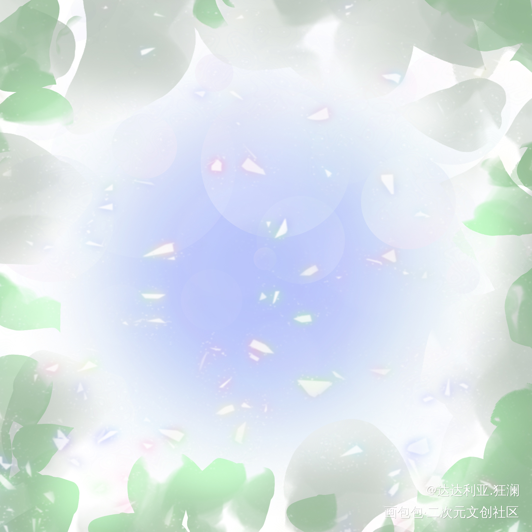 春日天空_平涂绘画作品