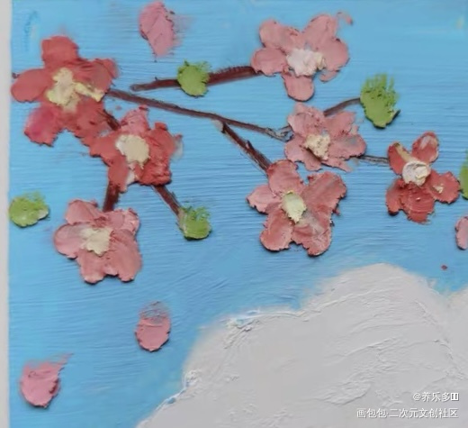 最后一天的花花_风景绘画作品