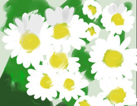 雏菊_绘画作品
