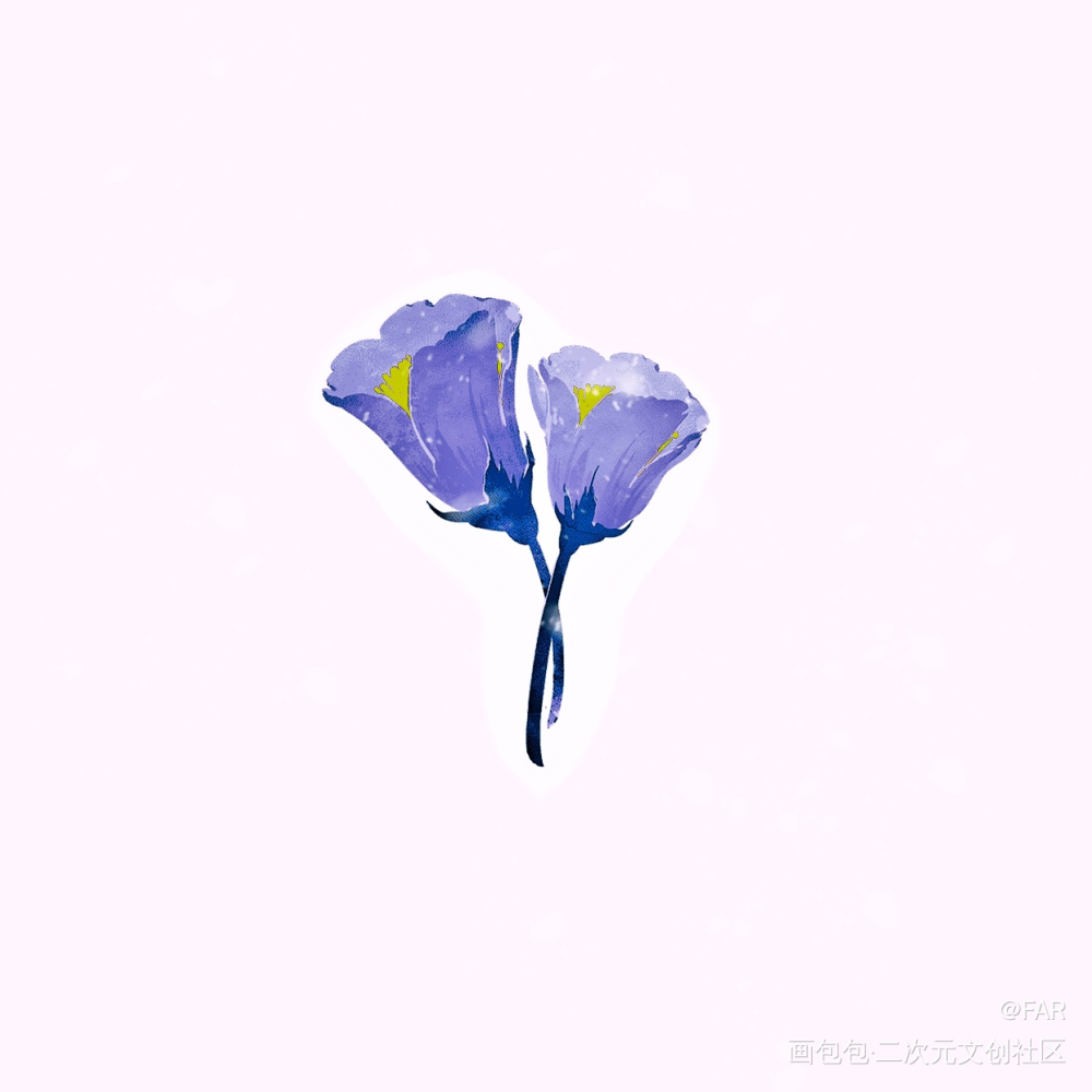 _板绘涂平涂风景绘画作品