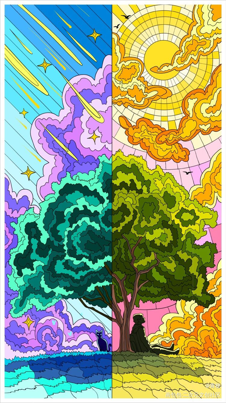 day16_平涂绘画作品
