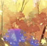 夕阳下_唤醒春日主题打卡绘画作品