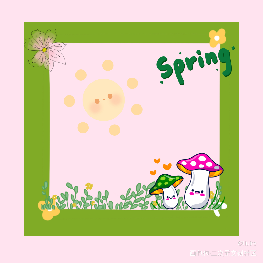 春天19大卡_春天绘画作品