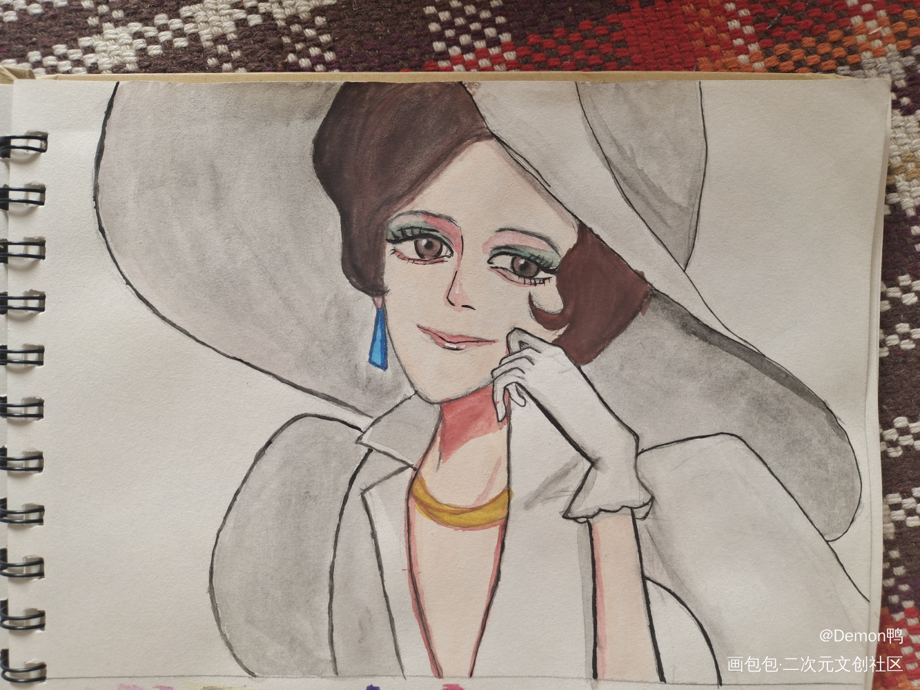 临摹绘画_铅笔手绘同人临摹绘画作品
