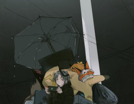 你也没地方可去吗_绘画作品