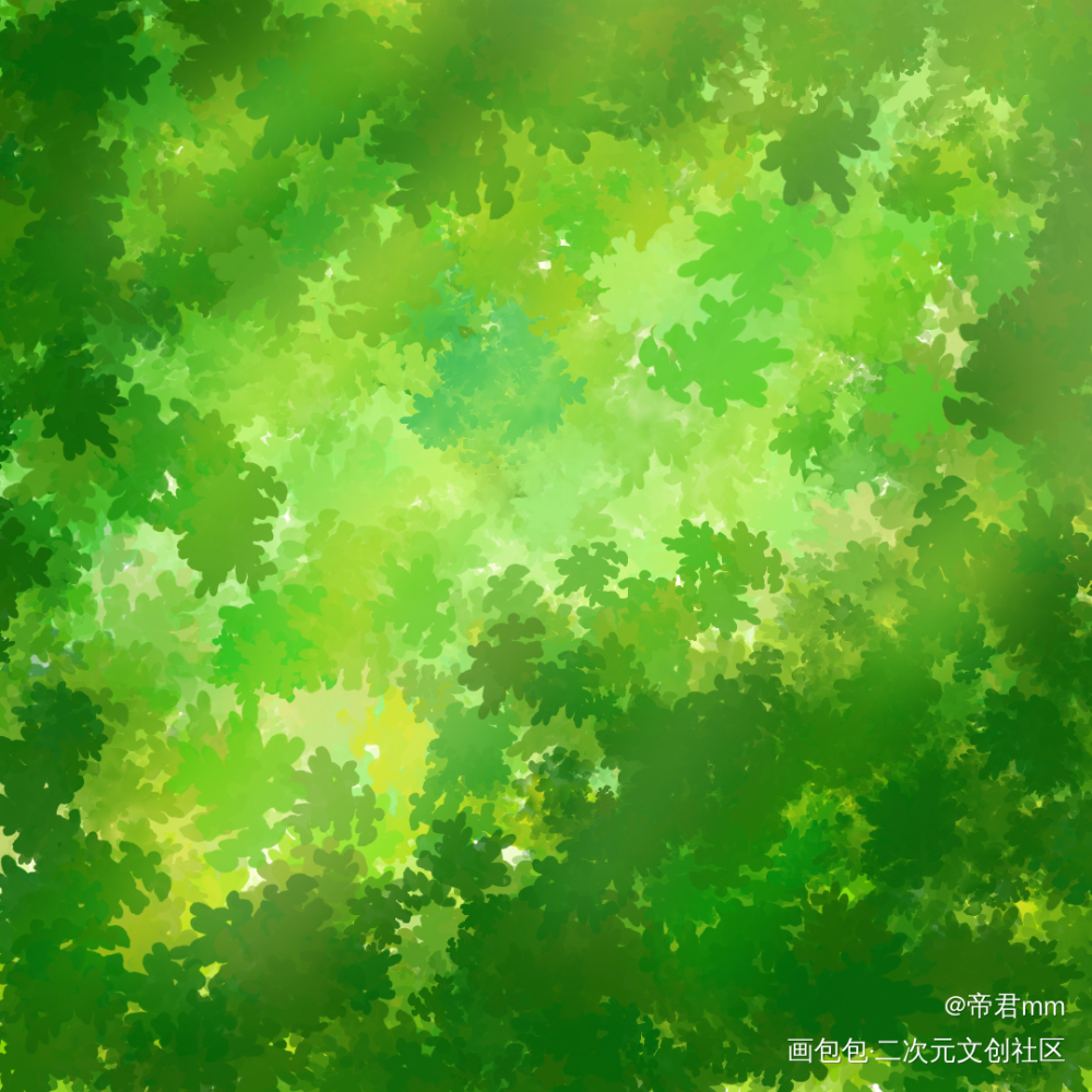 树丛背景_摸鱼页背景图我要上首推绘画作品