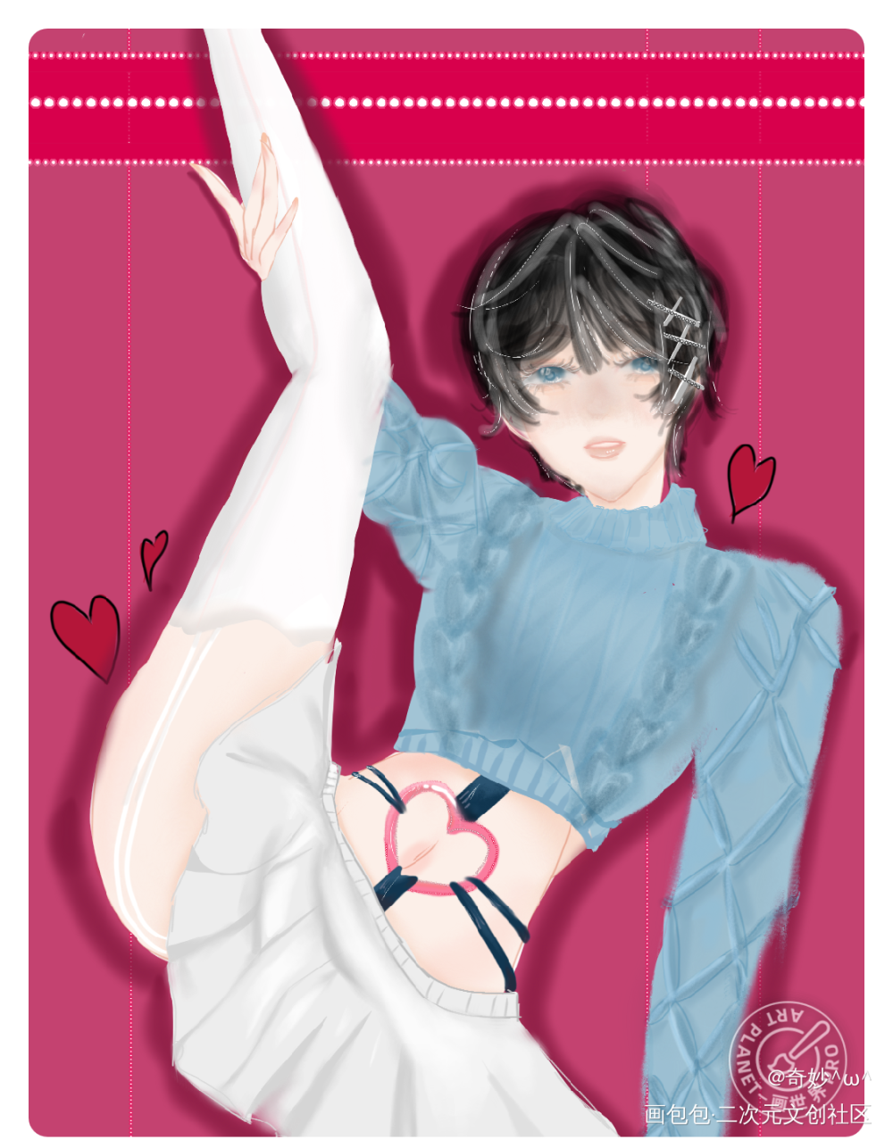 (ღ♡‿♡ღ)_伪厚涂绘画作品