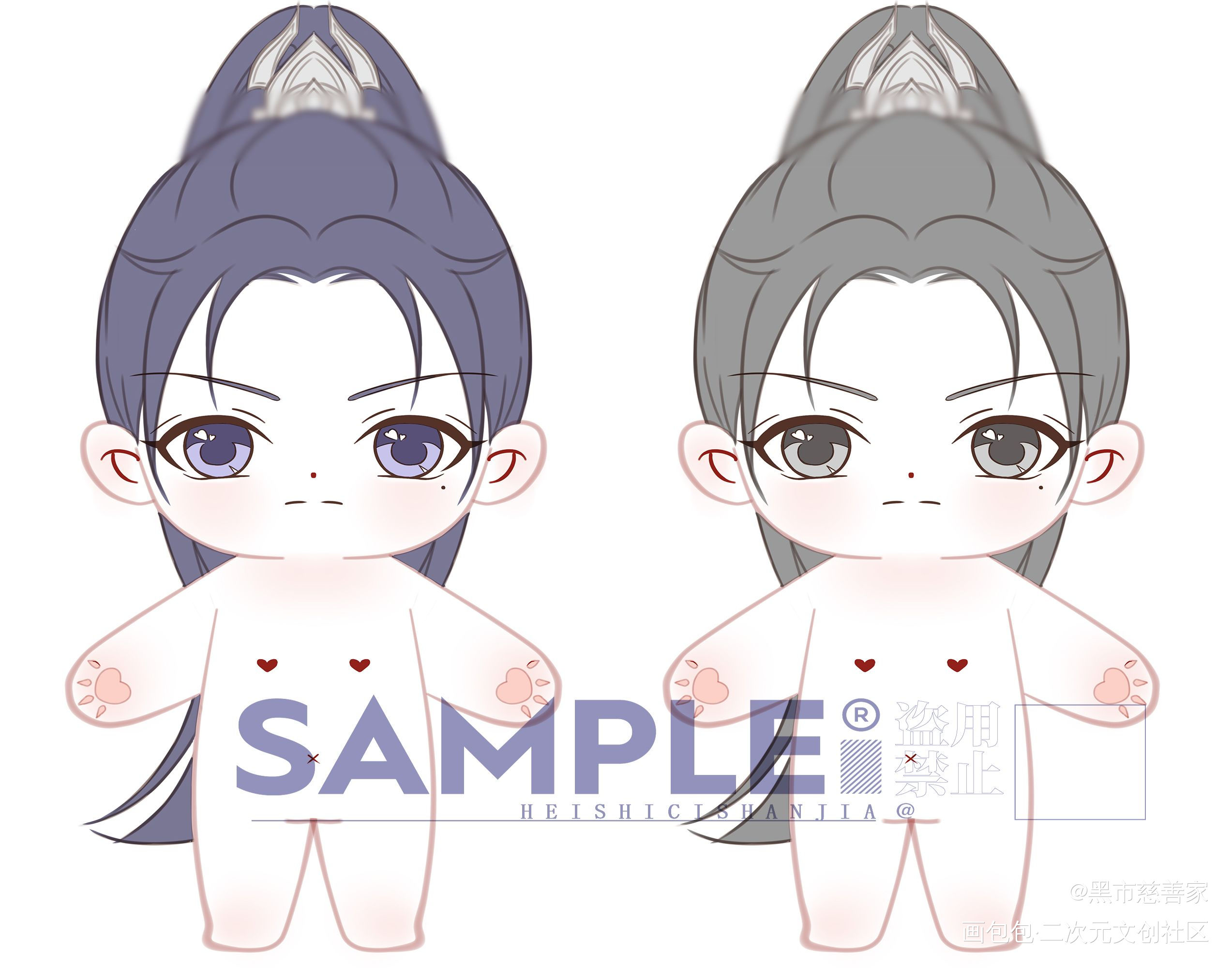 柳清歌娃娃_人渣反派自救系统柳清歌q版绘画作品