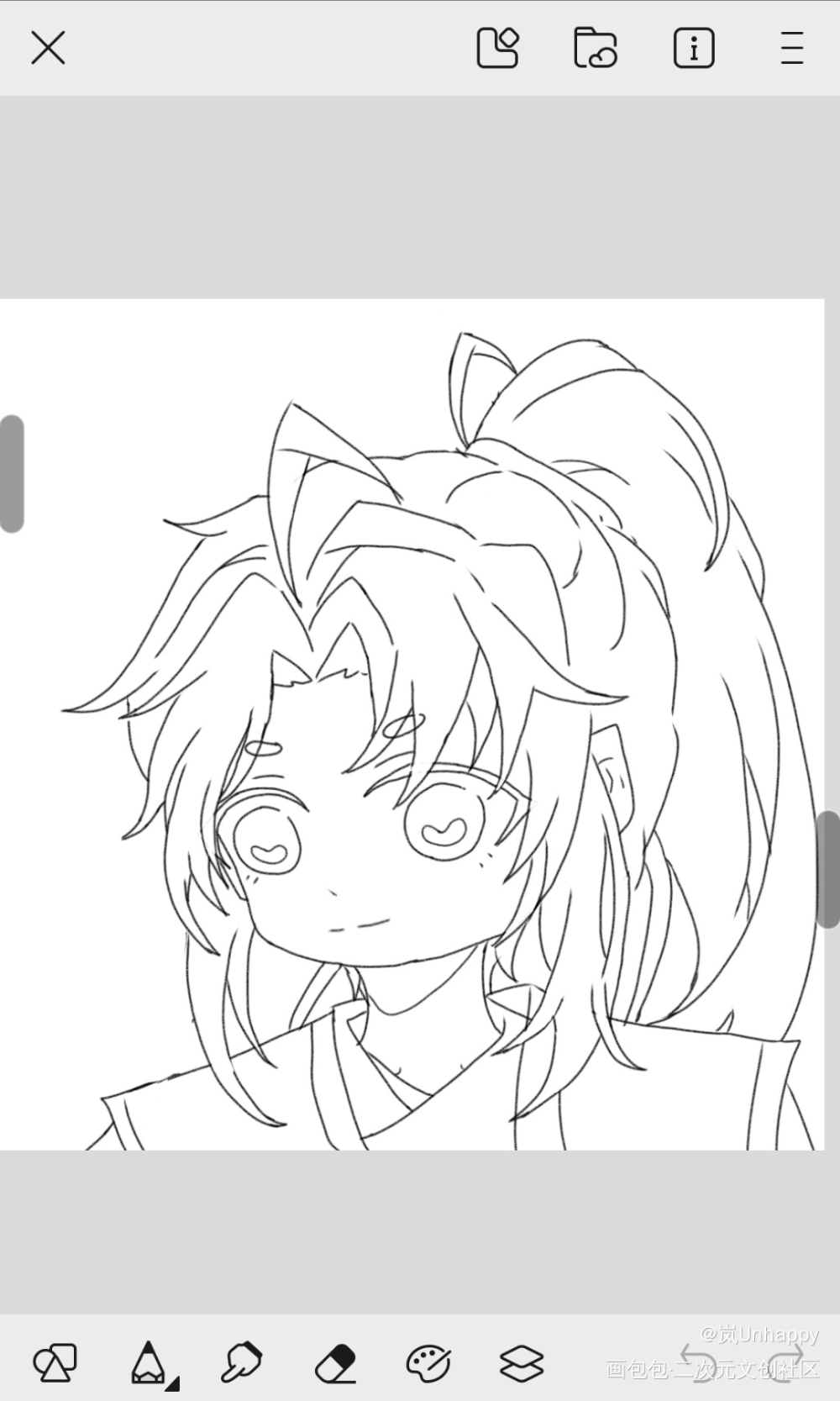 真的费www_魔道祖师魏无羡线稿魔道祖师Q版绘画作品