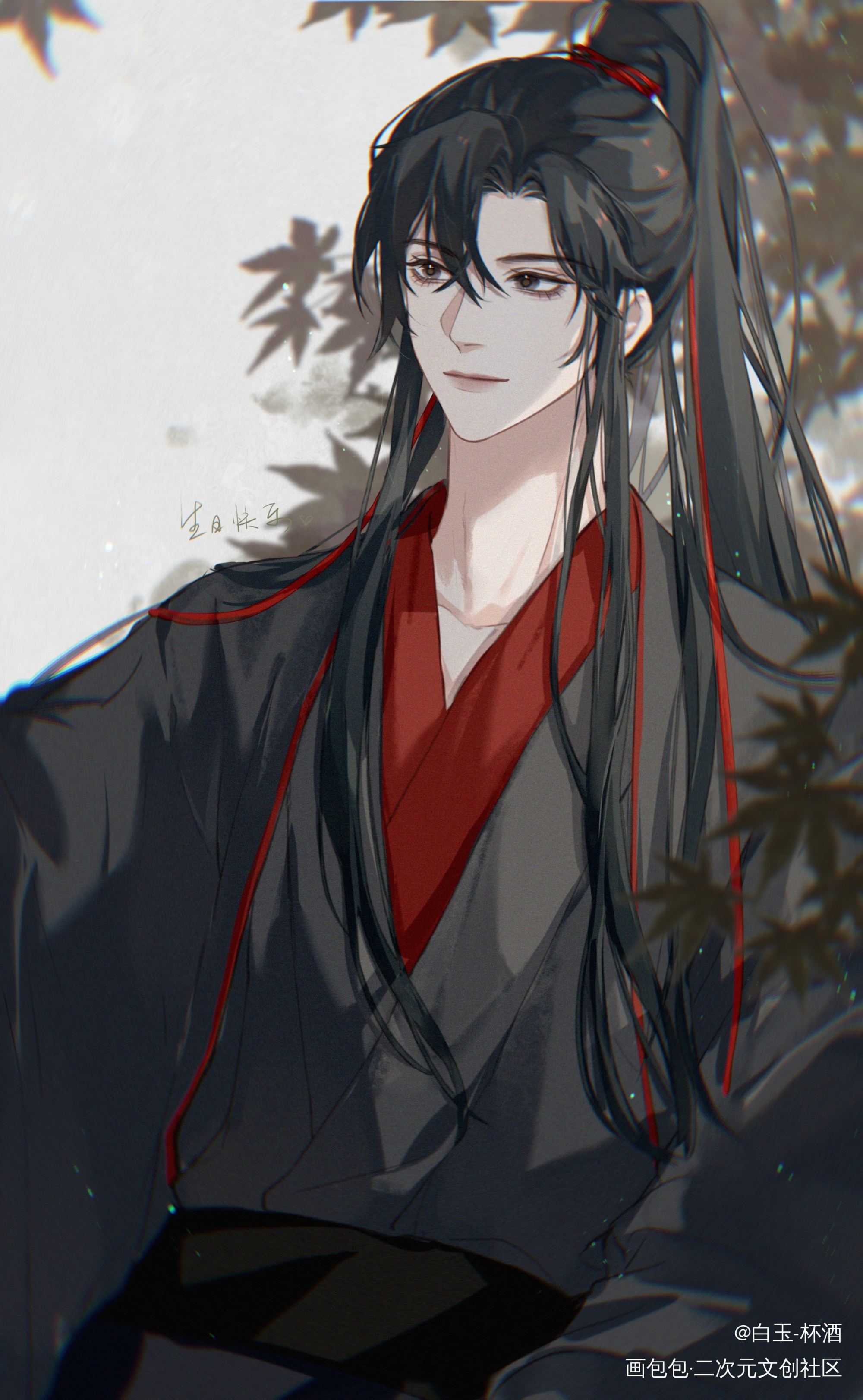 _魔道祖师魏无羡绘画作品