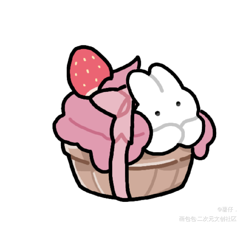 小兔子_唤醒春日主题打卡绘画作品