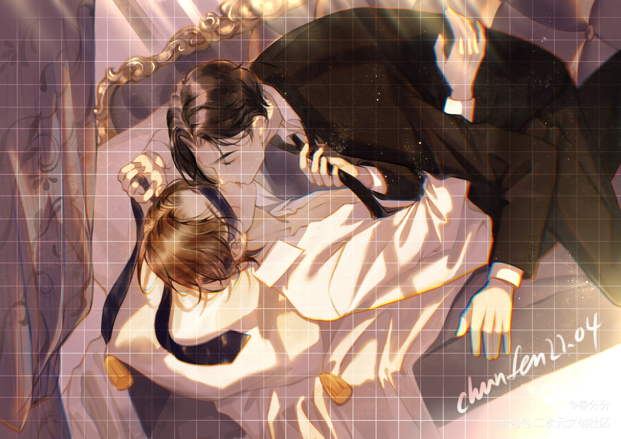 领带用一下_一级律师燕绥之顾晏绘画作品