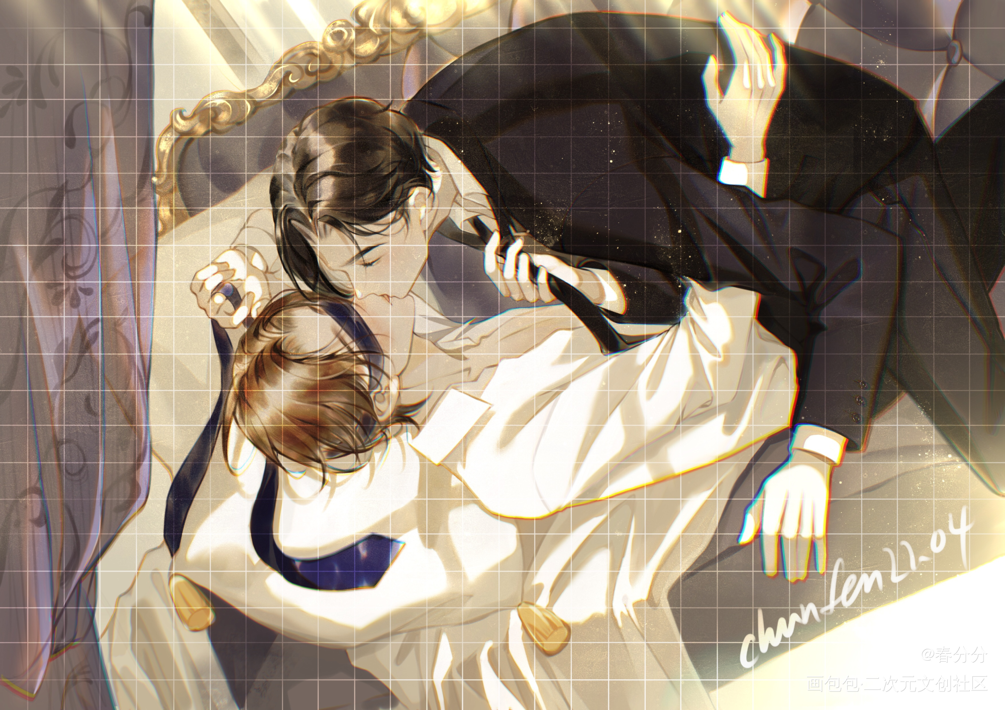 领带用一下_一级律师燕绥之顾晏绘画作品