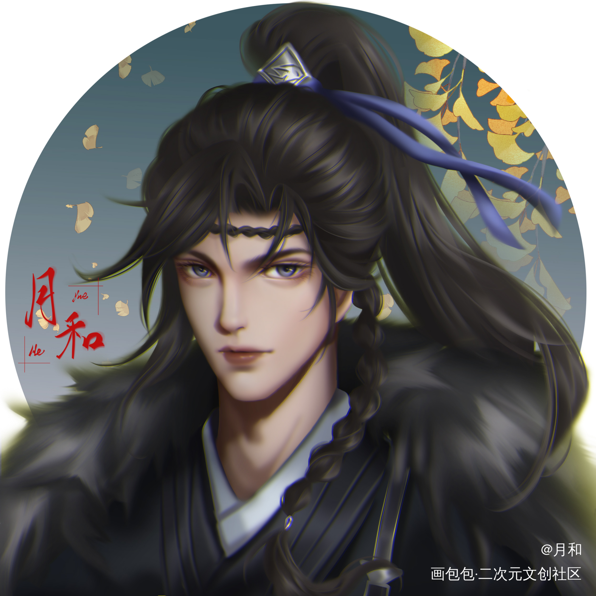 将进酒—萧驰野_将进酒萧策安萧驰野唐酒卿约稿绘画作品