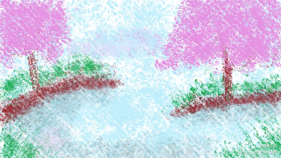 春天_唤醒春日主题打卡绘画作品