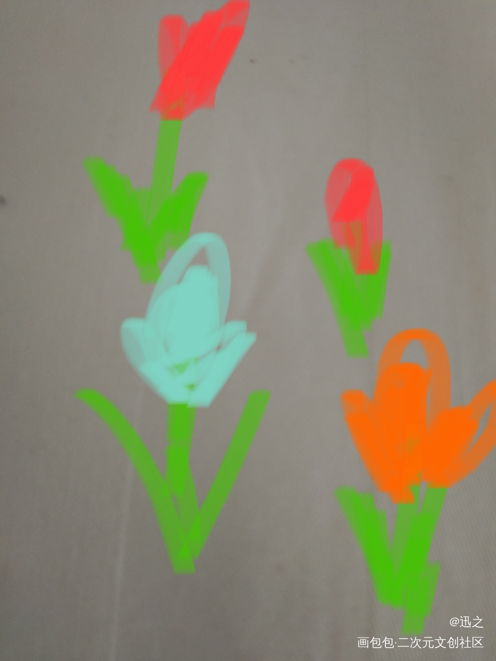 _春花绘画作品