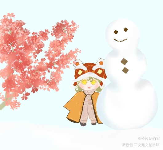 光遇_光遇摸鱼页Q版绘画绘画作品