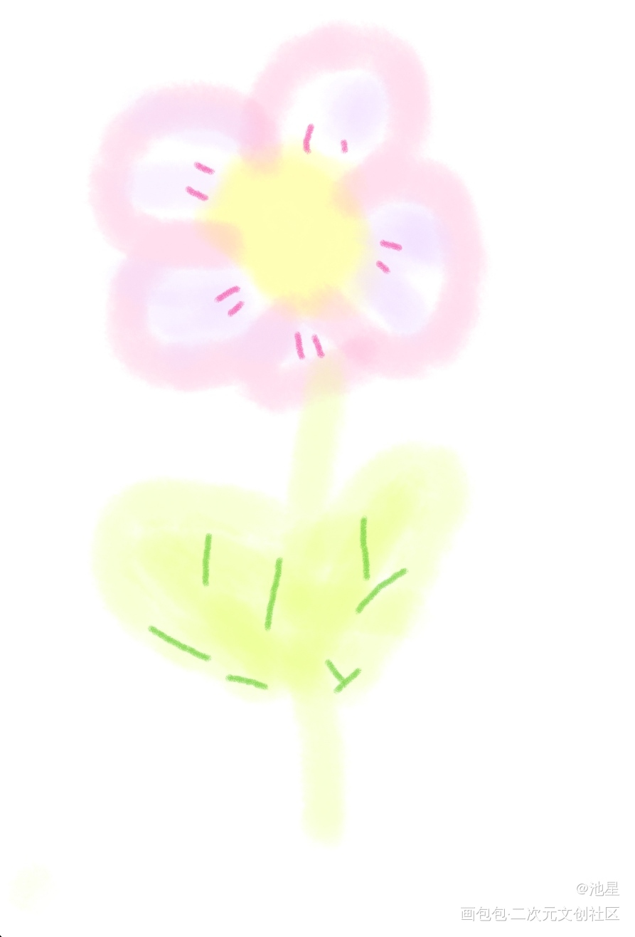 春日的花_摸鱼页绘画作品