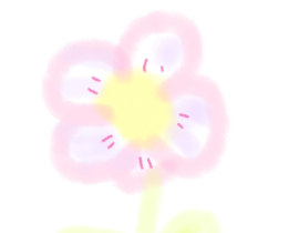 春日的花_绘画作品