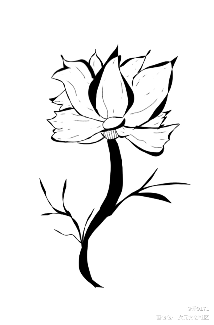 花_指绘绘画作品