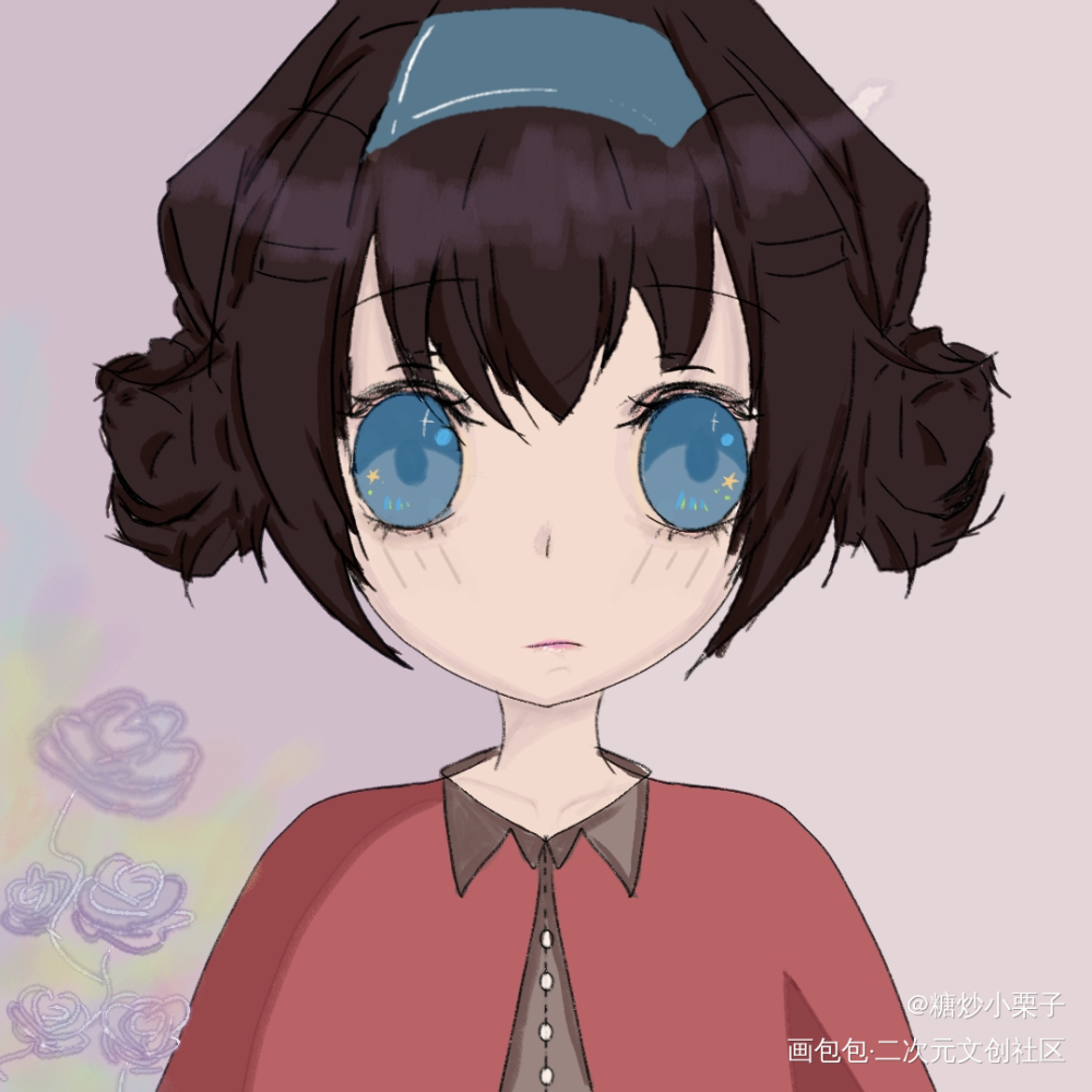 ꒰づ≧ω≦ づ꒱～♡_平涂绘画作品