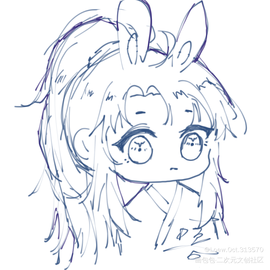 魏无羡，摸鱼_魏无羡摸鱼页指绘绘画作品