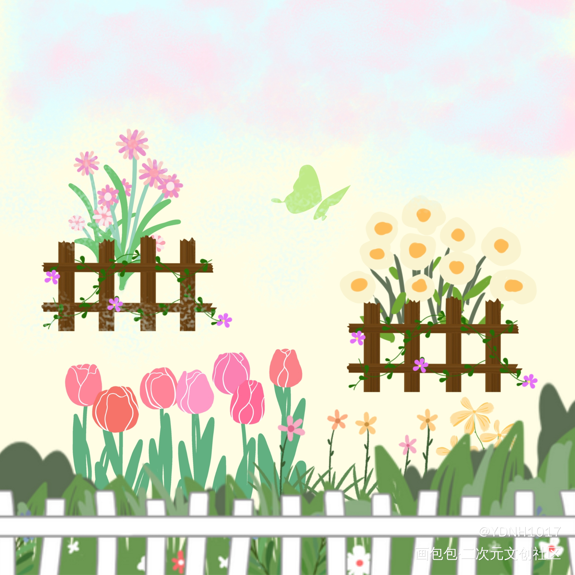 春日16_手绘绘画作品
