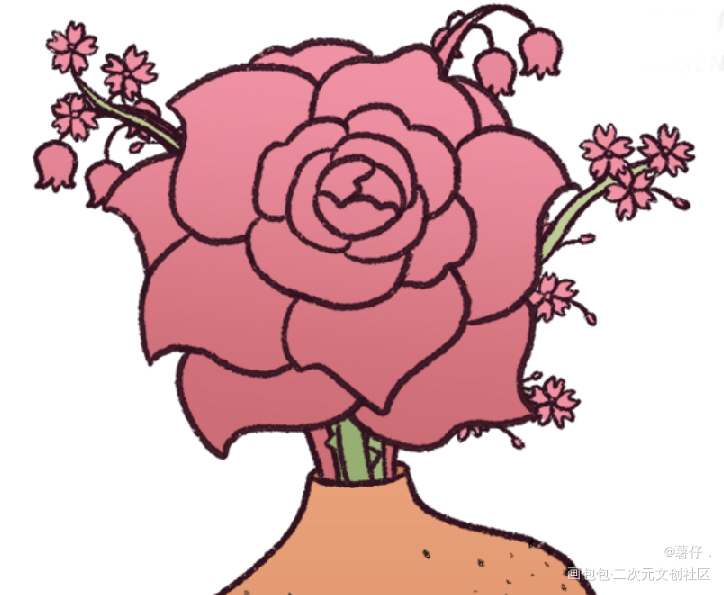 花花_唤醒春日主题打卡绘画作品