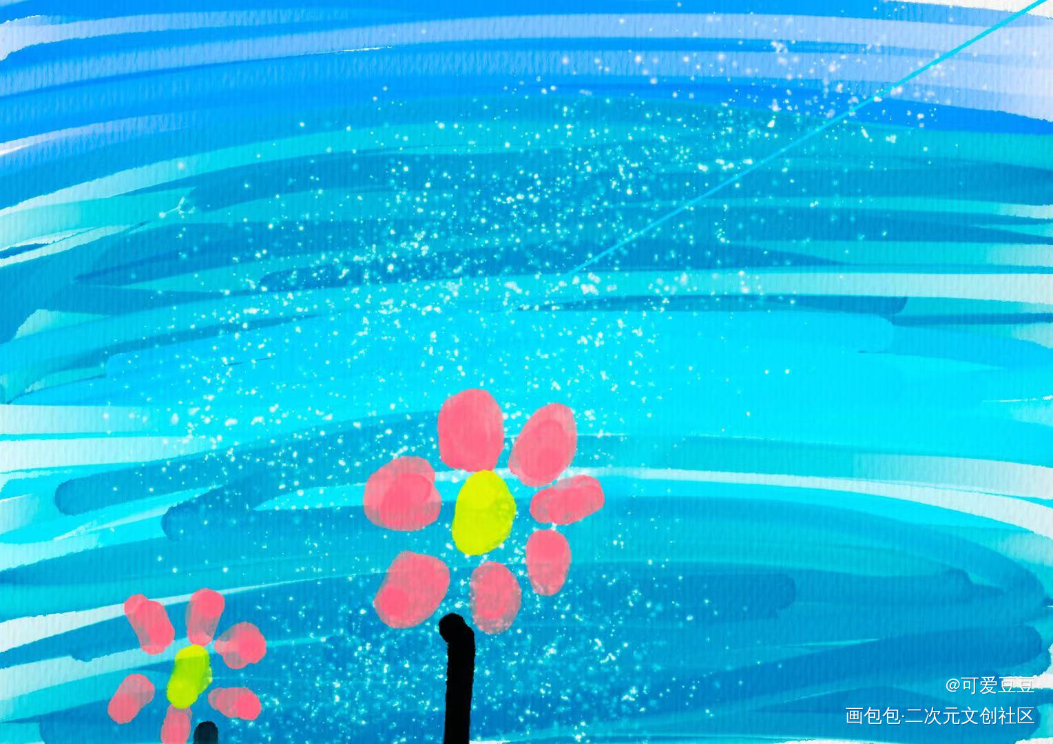 第三天_春天绘画作品