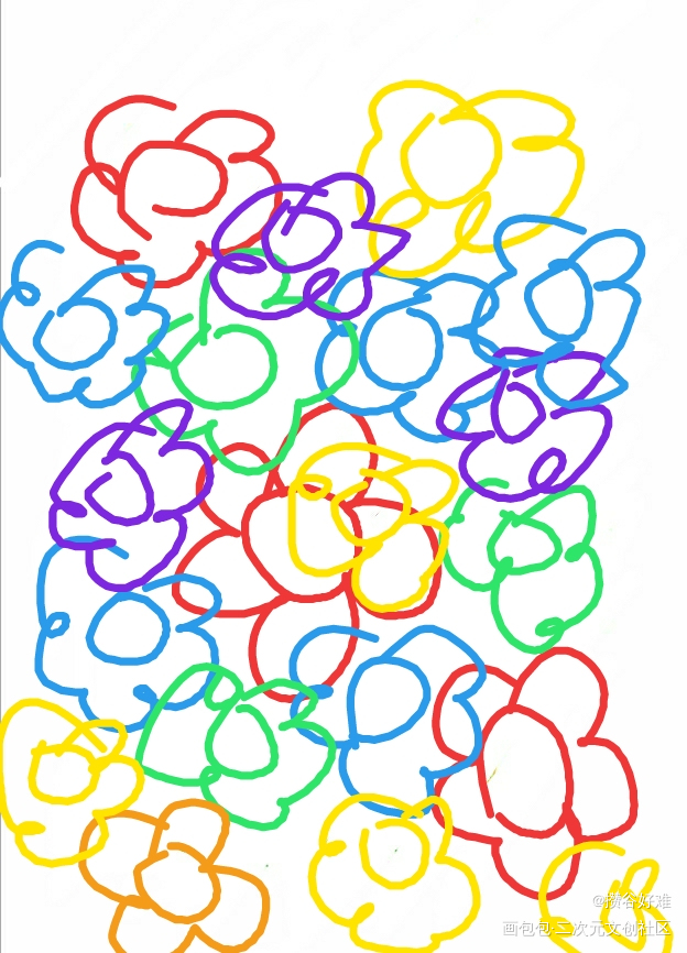 春日里繁多的小花呀_唤醒春日主题打卡绘画作品